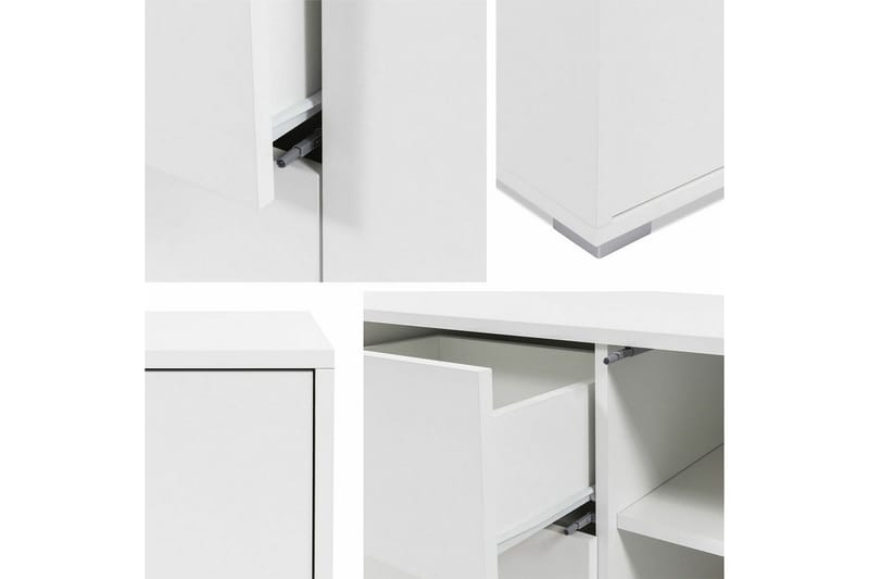 Kintore Tv-skåp 141 cm NO_BRAND White - Möbler - Tv möbel & mediamöbel - TV bänk & mediabänk