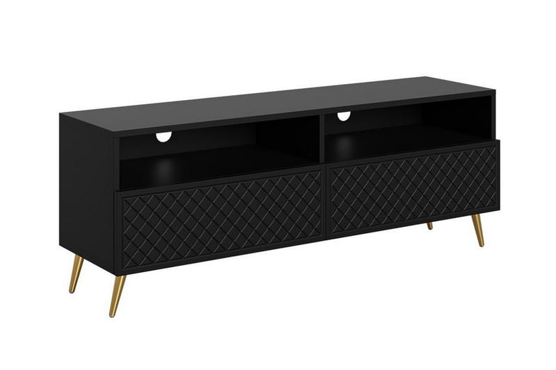 Kintore Tv-skåp 150 cm - Svart - Möbler - Tv möbel & mediamöbel - TV skåp