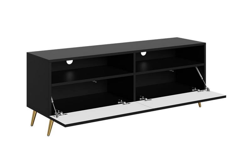 Kintore Tv-skåp 150 cm - Svart - Möbler - Tv möbel & mediamöbel - TV skåp