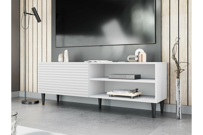 Kintore Tv-skåp 150 cm - Vit - Möbler - Tv möbel & mediamöbel - TV skåp
