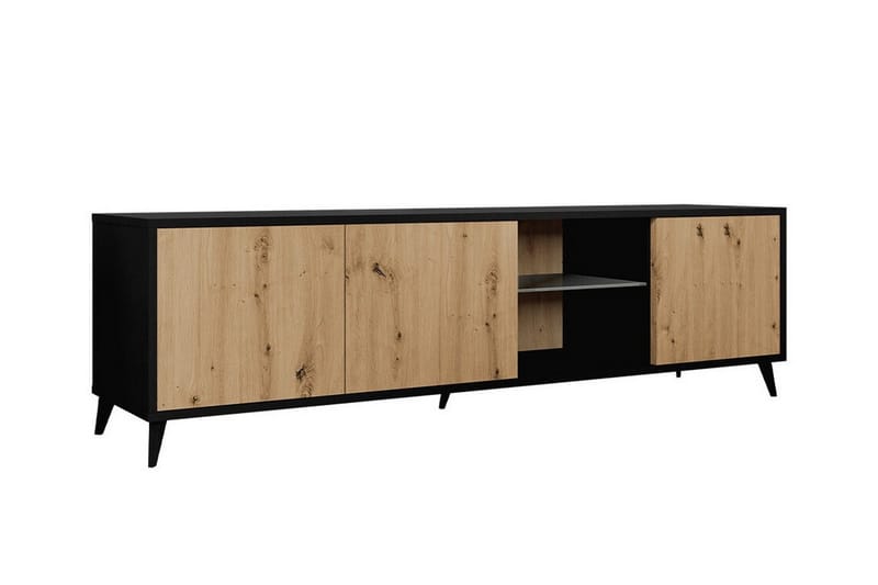 Kintore Tv-skåp 180 cm - Svart - Möbler - Tv möbel & mediamöbel - TV skåp