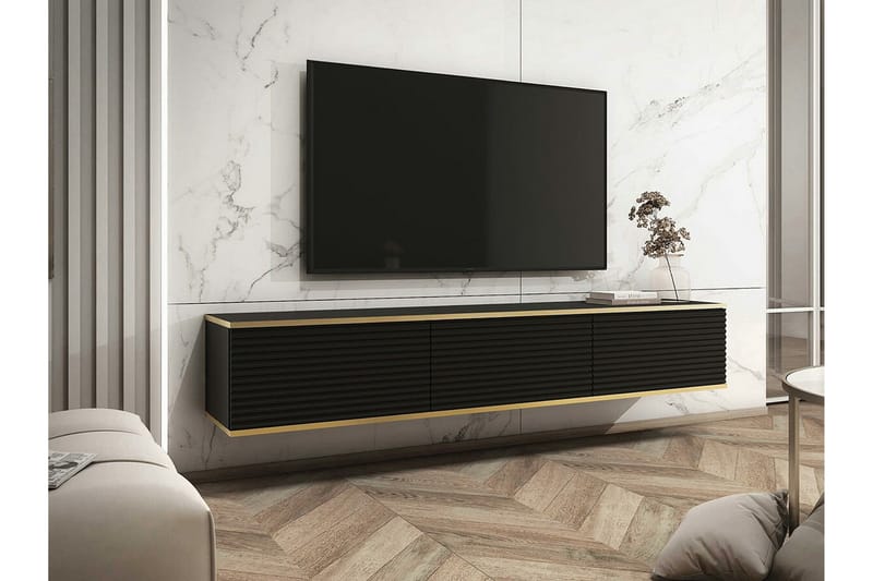 Klinkerville Tv-skåp 175 cm - Svart - Möbler - Tv möbel & mediamöbel - TV skåp