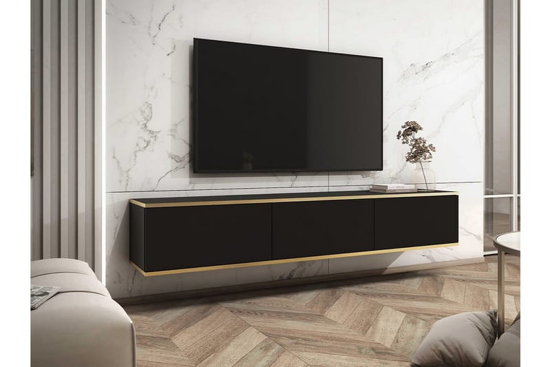 Klinkerville Tv-skåp 175 cm - Svart - Möbler - Tv möbel & mediamöbel - TV skåp
