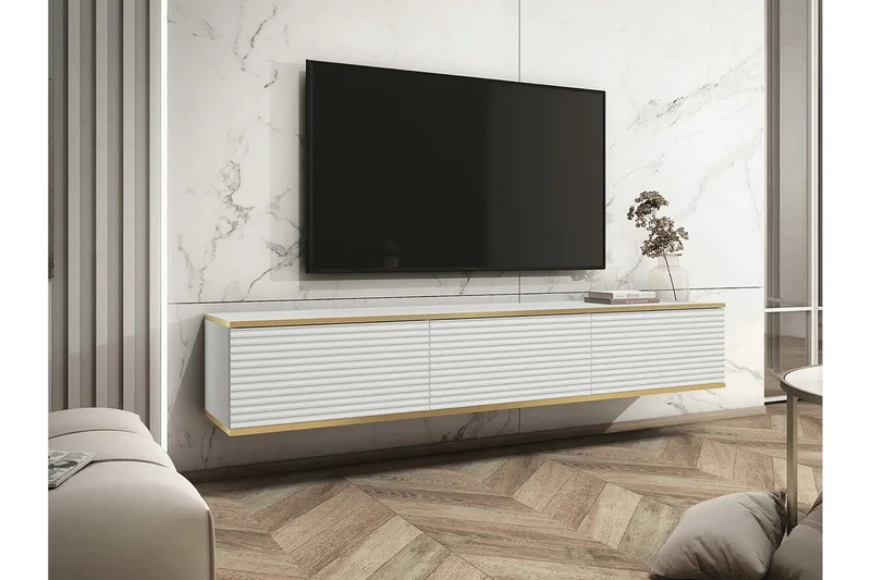 Klinkerville Tv-skåp 175 cm - Vit - Möbler - Tv möbel & mediamöbel - TV skåp