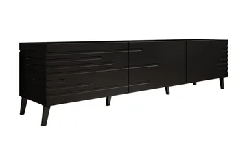 Novaj Tv-skåp 155 cm - Svart - Möbler - Tv möbel & mediamöbel - TV bänk & mediabänk