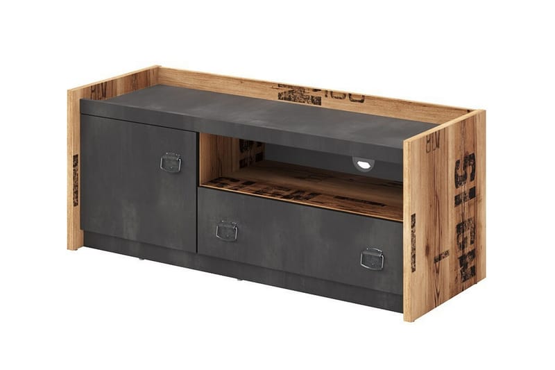 Rathmore Tv-skåp 110 cm - Grå - Möbler - Tv möbel & mediamöbel - TV skåp