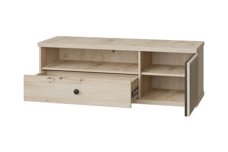 Rosehall Tv-skåp 124 cm NO_BRAND Black - Möbler - Tv möbel & mediamöbel - TV bänk & mediabänk