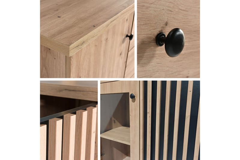 Rosehall Tv-skåp 124 cm - Svart - Möbler - Tv möbel & mediamöbel - TV skåp