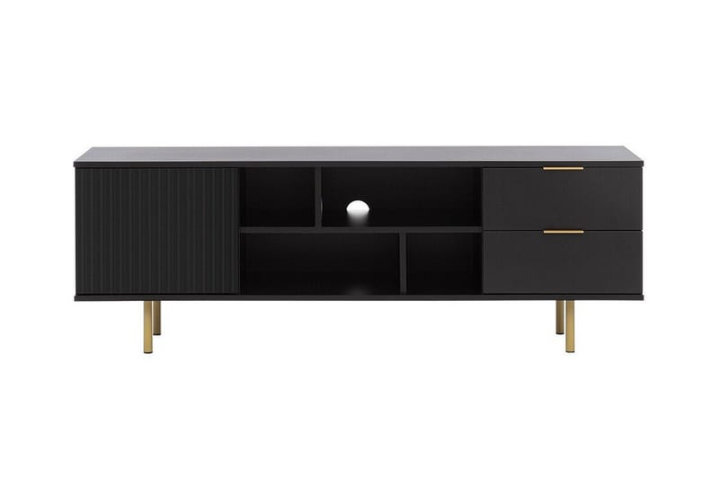 Staffin Tv-skåp 150 cm - Svart - Möbler - Tv möbel & mediamöbel - TV skåp