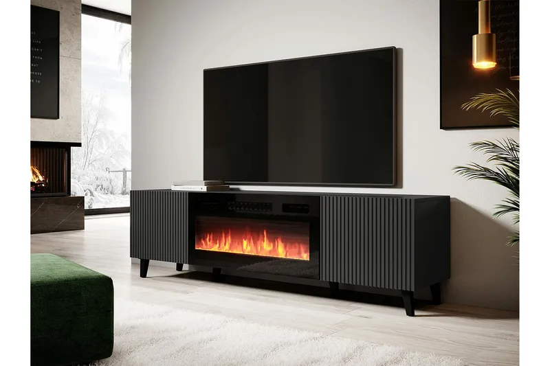 Strontian Tv-skåp 181 cm Scandinavian Choice Anthracite - Möbler - Tv möbel & mediamöbel - TV skåp