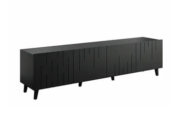Strontian Tv-skåp 200 cm Scandinavian Choice Black - Möbler - Tv möbel & mediamöbel - TV bänk & mediabänk