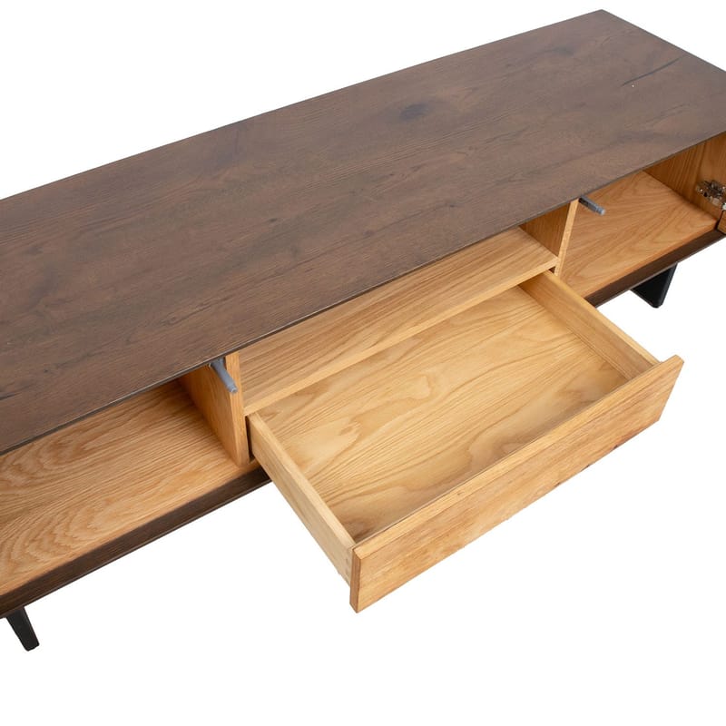 TV-skåp Teron 160x45x45 cm - ek - Möbler - Tv möbel & mediamöbel - TV bänk & mediabänk