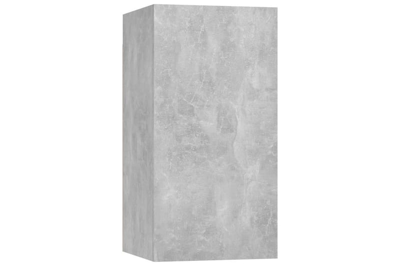 TV-skåp 4 delar betonggrå 30,5x30x60 cm spånskiva - Grå - Möbler - Tv möbel & mediamöbel - TV skåp