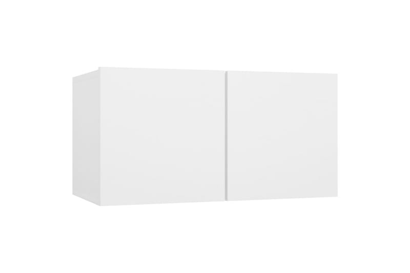 TV-skåp 4 st vit 60x30x30 cm spånskiva - Vit - Möbler - Tv möbel & mediamöbel - TV skåp