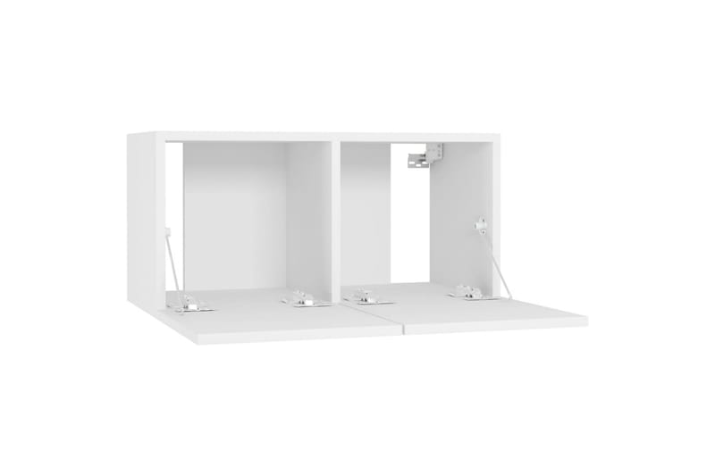 TV-skåp 4 st vit 60x30x30 cm spånskiva - Vit - Möbler - Tv möbel & mediamöbel - TV skåp
