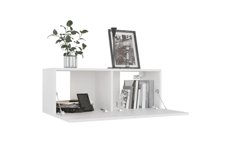 TV-skåp 4 st vit 80x30x30 cm spånskiva - Vit - Möbler - Tv möbel & mediamöbel - TV skåp