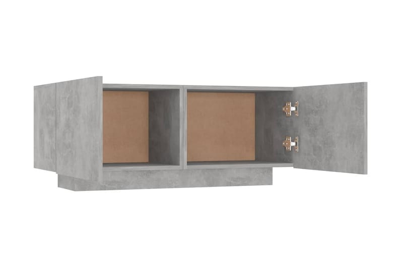 TV-skåp betonggrå 100x35x40 cm spånskiva - Grå - Möbler - Tv möbel & mediamöbel - TV skåp