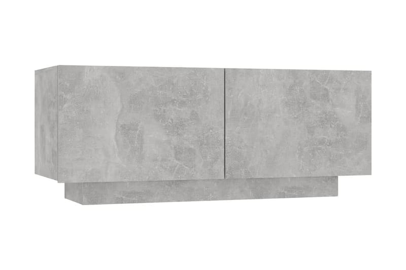 TV-skåp betonggrå 100x35x40 cm spånskiva - Grå - TV skåp