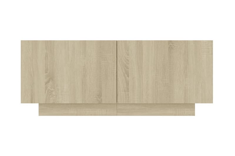TV-skåp sonoma-ek 100x35x40 cm spånskiva - Brun - Möbler - Tv möbel & mediamöbel - TV skåp