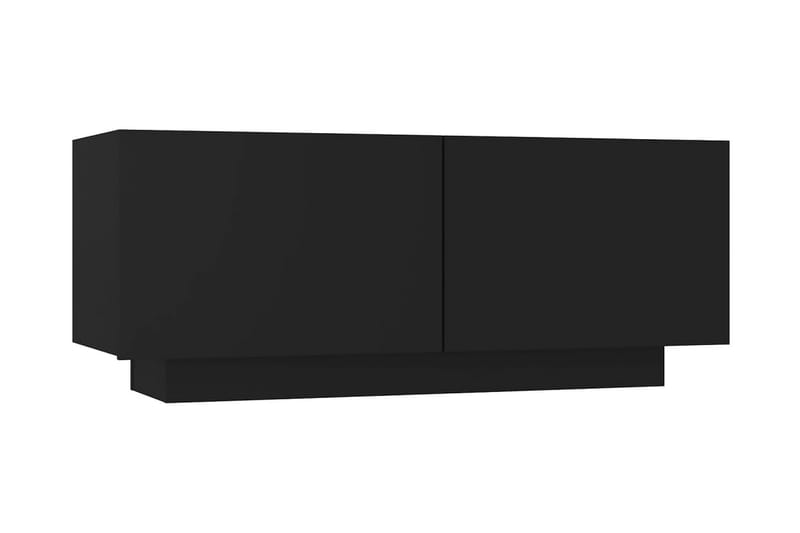 TV-skåp svart 100x35x40 cm spånskiva - Svart - TV skåp