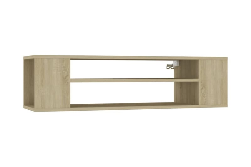 TV-väggskåp sonoma-ek 100x30x26,5 cm spånskiva - Brun - TV skåp