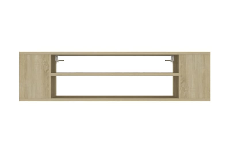 TV-väggskåp sonoma-ek 100x30x26,5 cm spånskiva - Brun - Möbler - Tv möbel & mediamöbel - TV skåp