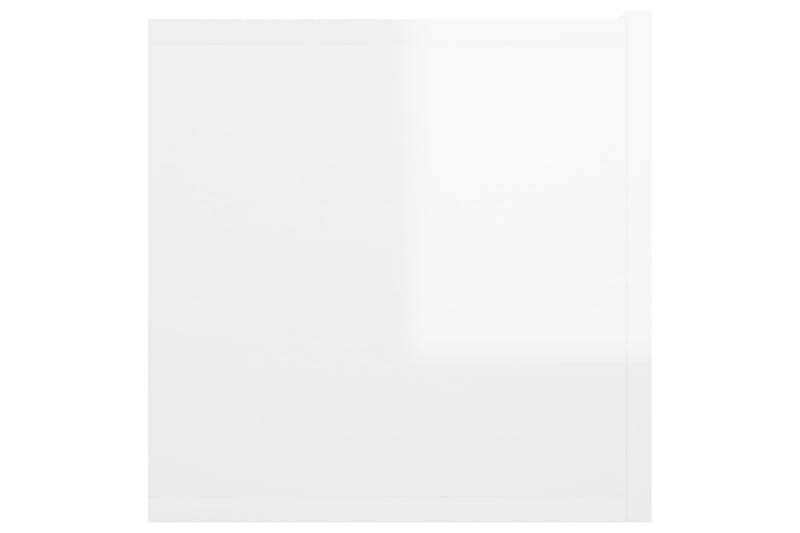 Väggmonterad TV-skåp vit högglans 60x30x30 cm - Vit - Möbler - Tv möbel & mediamöbel - TV skåp