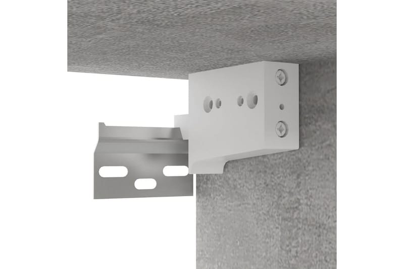 Väggmonterat tv-skåp betonggrå 102x35x35 cm spånskiva - Grå - Möbler - Tv möbel & mediamöbel - TV skåp