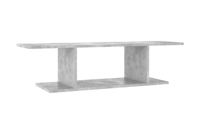 Väggmonterat tv-skåp betonggrå 103x30x26,5 cm - Grå - Möbler - Tv möbel & mediamöbel - TV skåp