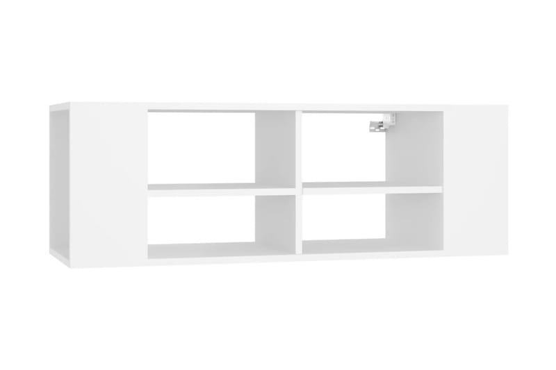 Väggmonterat tv-skåp vit 102x35x35 cm spånskiva - Vit - Möbler - Tv möbel & mediamöbel - TV skåp
