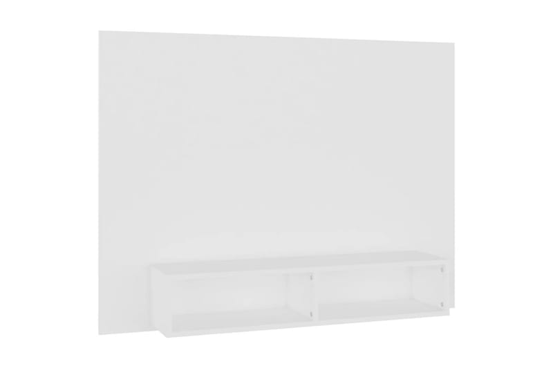 Väggmonterat tv-skåp vit 120x23,5x90 cm spånskiva - Vit - Möbler - Tv möbel & mediamöbel - TV skåp