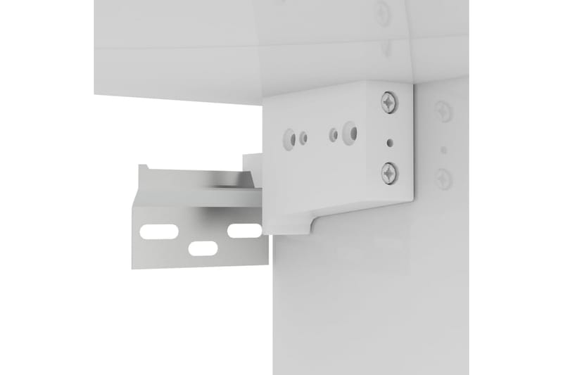 Väggmonterat tv-skåp vit högglans 102x35x35 cm spånskiva - Vit - Möbler - Tv möbel & mediamöbel - TV skåp