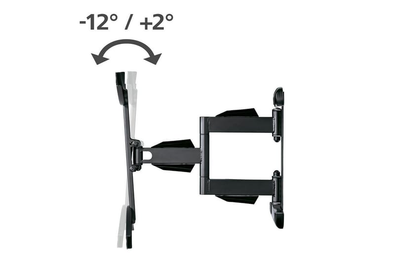 TV Väggfäste Hama VESA Full Motion Svart - Svart - Möbler - Tv möbel & mediamöbel - Mediastativ & väggfäste