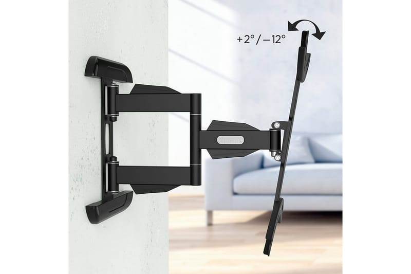 TV Väggfäste Hama VESA Full Motion Svart - Svart - Möbler - Tv möbel & mediamöbel - Mediastativ & väggfäste