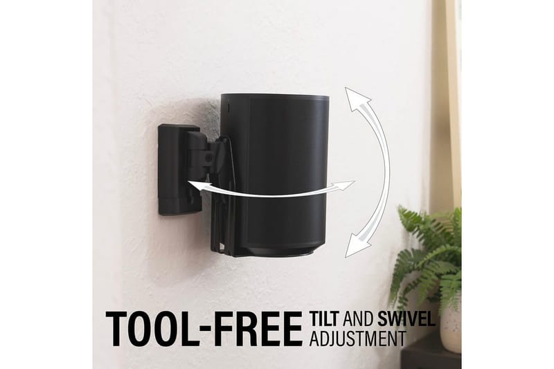 Väggfäste Sanus för Sonos Era 100 - Svart - Möbler - Tv möbel & mediamöbel - Mediastativ & väggfäste