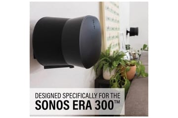 Väggfäste Sanus för Sonos Era 300 2 Delar - Svart - Möbler - Tv möbel & mediamöbel - Mediastativ & väggfäste