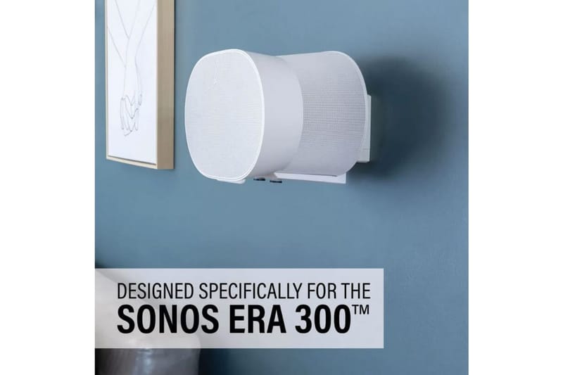 Väggfäste Sanus för Sonos Era 300 2 Delar Vit - Vit - Möbler - Tv möbel & mediamöbel - Mediastativ & väggfäste