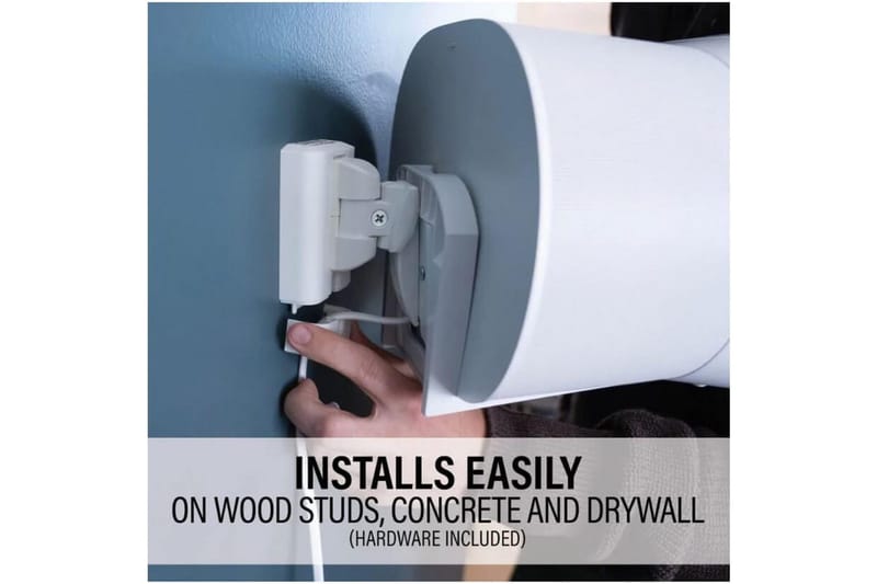 Väggfäste Sanus för Sonos Era 300 2 Delar - Vit - Möbler - Tv möbel & mediamöbel - Mediastativ & väggfäste