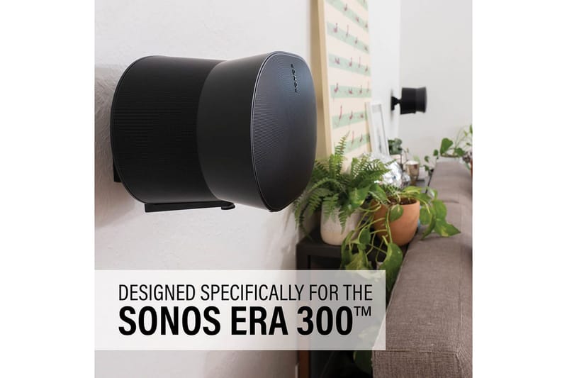 Väggfäste Sanus för Sonos Era 300 Svart - Svart - Möbler - Tv möbel & mediamöbel - Mediastativ & väggfäste
