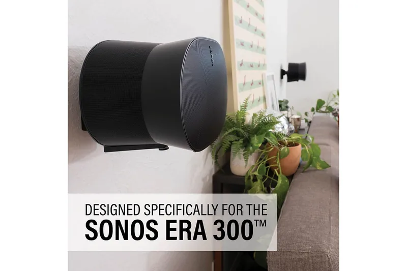 Väggfäste Sanus för Sonos Era 300 - Svart - Möbler - Tv möbel & mediamöbel - Mediastativ & väggfäste
