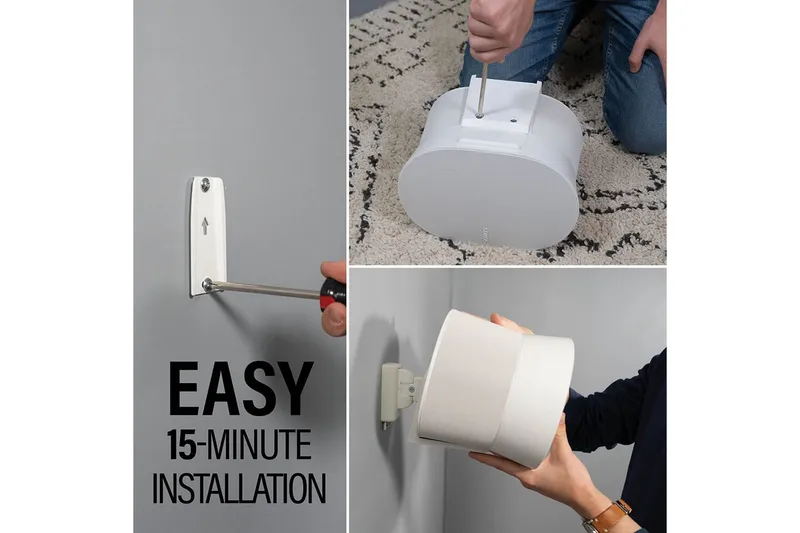 Väggfäste Sanus för Sonos Era 300 - Vit - Möbler - Tv möbel & mediamöbel - Mediastativ & väggfäste