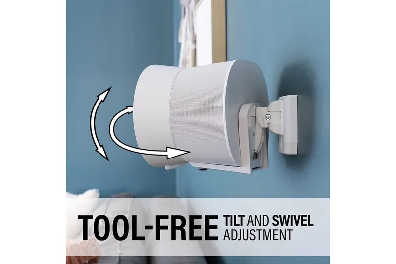 Väggfäste Sanus för Sonos Era 300 - Vit - Möbler - Tv möbel & mediamöbel - Mediastativ & väggfäste