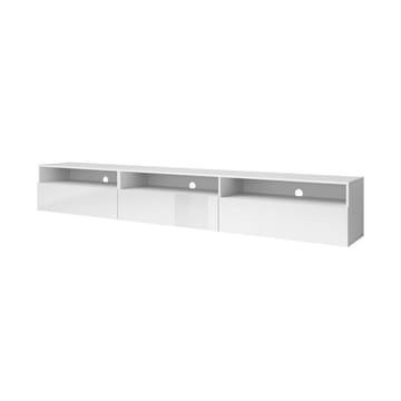 Vägghängd Tv-bänk Baros 3 fällbar dörr - Vit Laminat - Möbler - Tv möbel & mediamöbel - TV bänk & mediabänk
