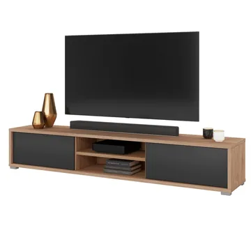 Vägghängd TV-bänk Frida 2 luckor upp - Antracit - Möbler - Tv möbel & mediamöbel - TV bänk & mediabänk