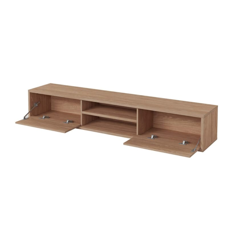 Vägghängd TV-bänk Frida 2 luckor upp - Oljad Ek - Möbler - Tv möbel & mediamöbel - TV bänk & mediabänk