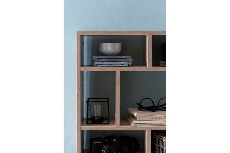 Vägghylla Wohnling melaminbelagd spånskiva, bokförvaring, väggmonterad, modern stil Sonoma - Sonoma - Förvaring - Hylla - Vägghylla