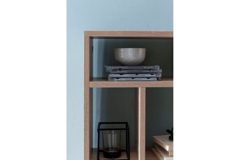 Vägghylla Wohnling melaminbelagd spånskiva, bokförvaring, väggmonterad, modern stil Sonoma - Sonoma - Möbler - Tv möbel & mediamöbel - TV hylla