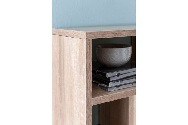 Vägghylla Wohnling melaminbelagd spånskiva, bokförvaring, väggmonterad, modern stil Sonoma - Sonoma - Förvaring - Hylla - Vägghylla