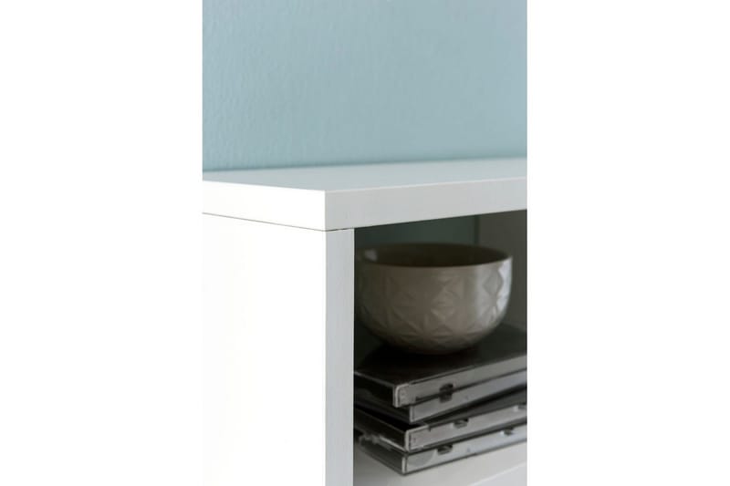 Vägghylla Wohnling melaminbelagd spånskiva, bokförvaring, väggmonterad, modern stil Vit - Vit - Förvaring - Hylla - Vägghylla