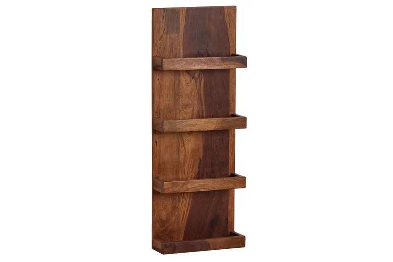 Vägghylla Wohnling Vägghylla i massivt trä, väggmonterad, 30X80 cm, lantlig stil, undefined